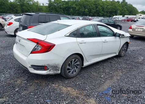 2018 Honda Civic Ex z USA, uszkodzony, nr VIN 2HGFC2F77JH528439